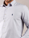 RL POLO LIGHT GREY OXFORD SHIRT