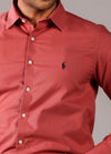 RL POLO Rust Red Oxford Shirt
