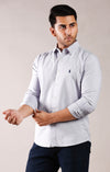 RL POLO LIGHT GREY OXFORD SHIRT