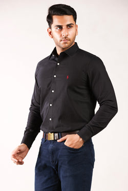 RL POLO BLACK Oxford Shirt