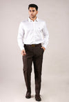 RL POLO WHITE GIZA COTTON SHIRT